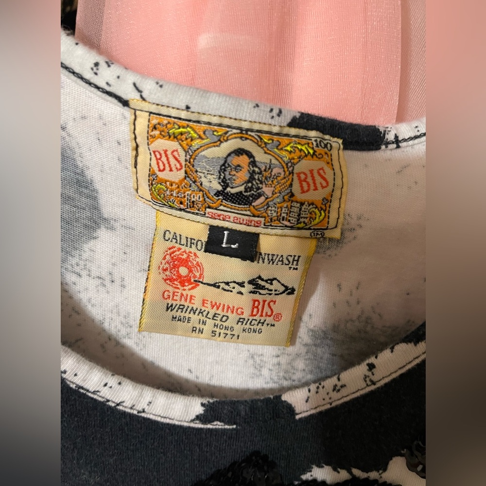 Vintage Cow Print Two Piece Set Size M/L - Picture 3 of 5